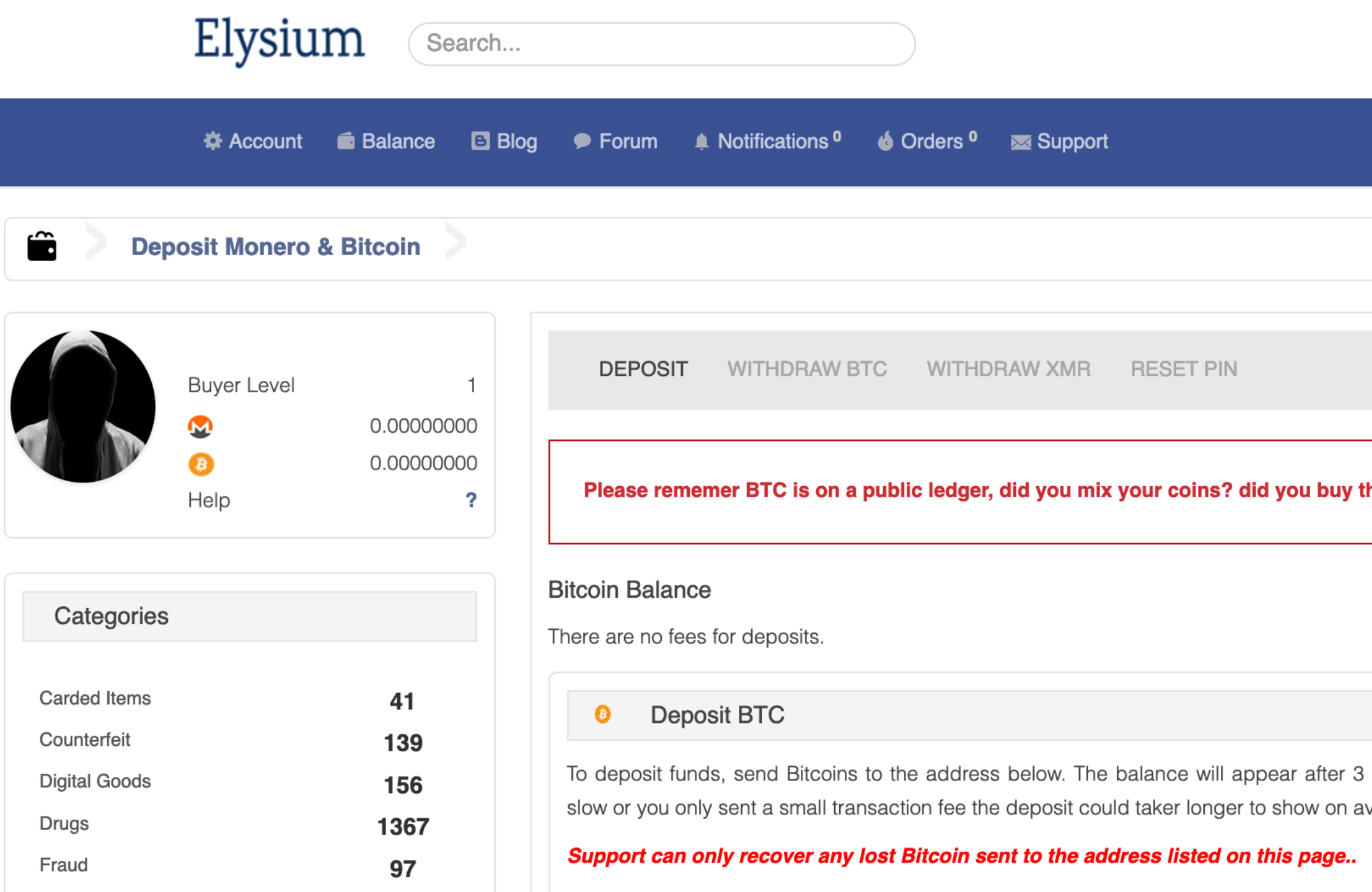 Elysium Market Darknet